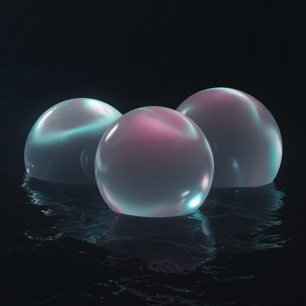 Bioluminescent orb accent cluster